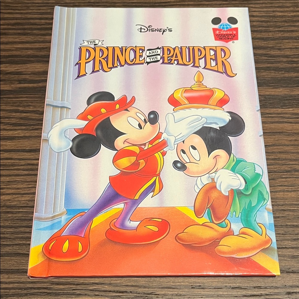 Disney's The Prince and the Pauper Vintage 1990s hardcover book